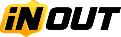 Logo du studio InOut Games, développeur de Chicken Road